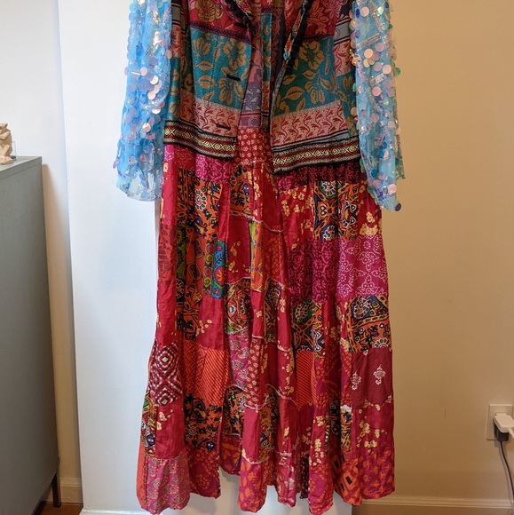 Burning Man style robe NEW never worn - Picture 2 of 4